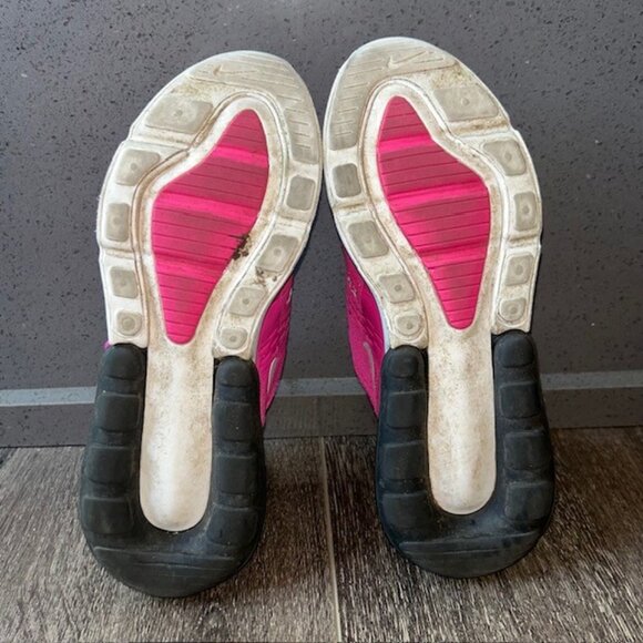Nike Air Max 270 (Gs) Laser Fuchsia Pink-White Sz 5Y-Womens Sz 6.5 [943345-602] - Picture 7 of 7